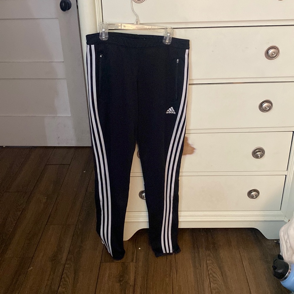 Adidas women’s black sweatpants. Size medium